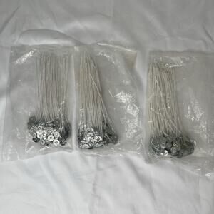 Candle Wicks 3 Packages Of 100 Count Each package. Craft, home, hand made.